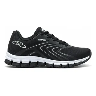 Tenis Masculino Esportivo Olimpic Academia Caminhada Promoçã Preto/branco 42 Br