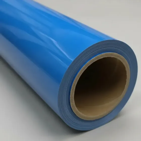 Vinilos Textil Pu Termotransferible 50 Cm X Mts Color Azul Olímpico