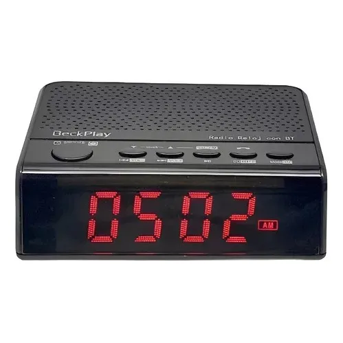 Radio Despertador Reloj Fm Bluetooth Recargable Bp-rr112