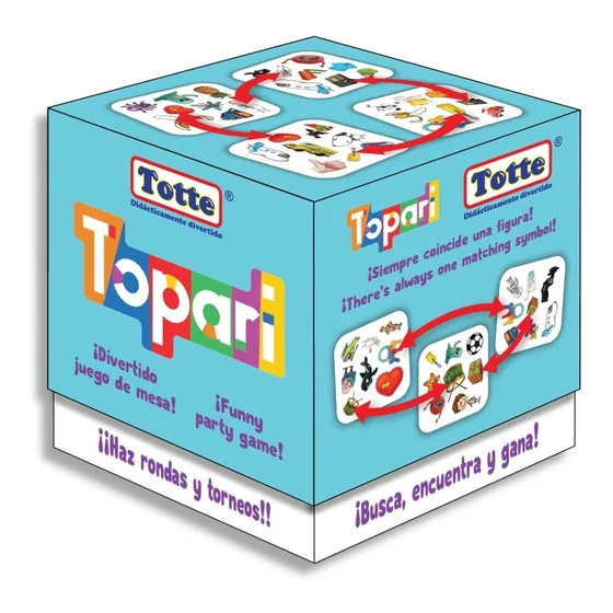 Topari Totte, Siempre Coincide Una Figura Entre Las Cartas!! | 10 Diferentos Formas De Jugar | Haz Rondas Y Torneos