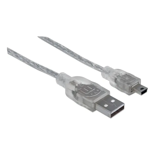 Cable Usb V2.0 A Usb Mini B Para Cámara Manhattan 1.8 Metros