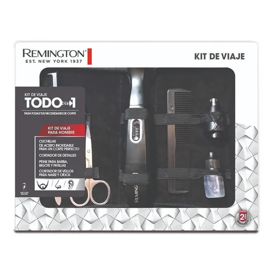 Maquina De Afeitar Portatil Kit Viajero Completo Remington