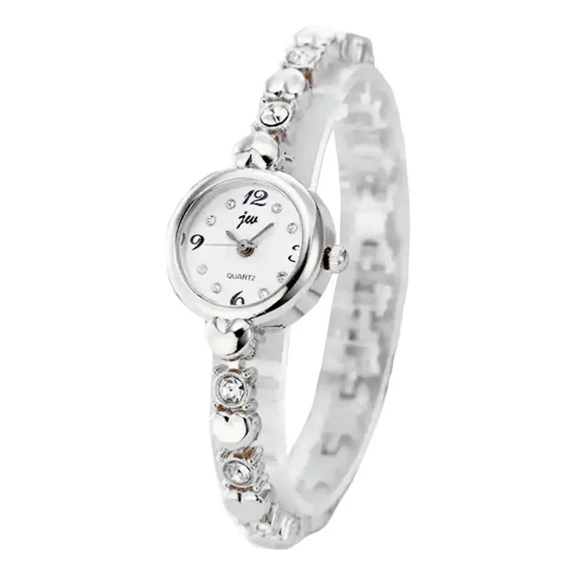 Reloj Dama Elegante Con Piedras En Su Pulsera Estilo Ideal