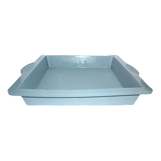 Molde De Silicona Cuadrado 21.5 Cm X 21.5 Cm X 4 Cm Gris