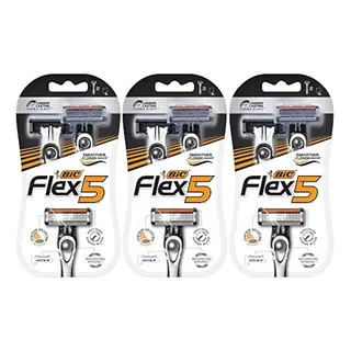 Maquinilla De Afeitar Bic Flex 5 Desechable - 6 Maquinilla De Afeitar Bic Flex 5 Desechable - 6