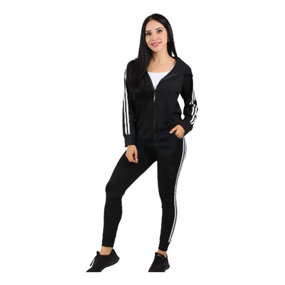 Conjunto Deportivo Dama Pants Y Sudadera De Licra Strech