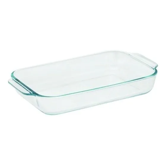 Fuente rectangular 4,5L Basics Pyrex color transparente