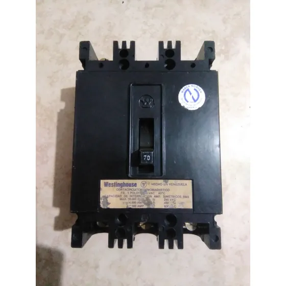 Breaker Fb 3x70 Amp 600v