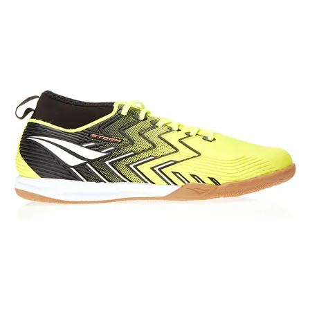 Chuteira Futsal Infantil Storm Y-3 Penalty Amarelo-branco-coral 34 Br