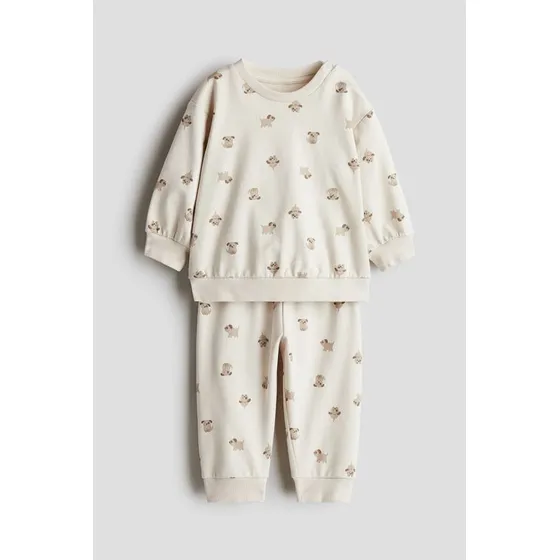 Ropa De Bebe Conjunto 2 Piezas Blanco