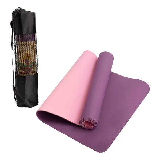 Mat Yoga Colchoneta Tpe 6mm Eco Friendly  Antideslizante Gym