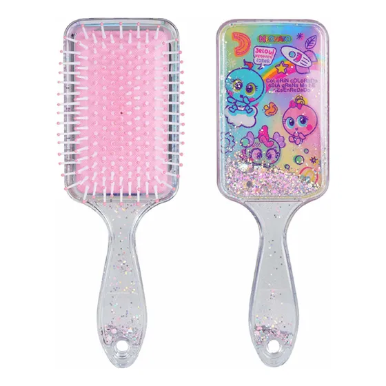 Cepillo Para Cabello Distroll Er Neon To Sintetico Transpare