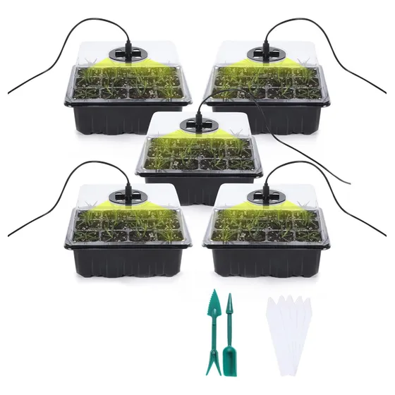 Bandeja Plantula Jardin Luz Led Impermeable Agujero Para