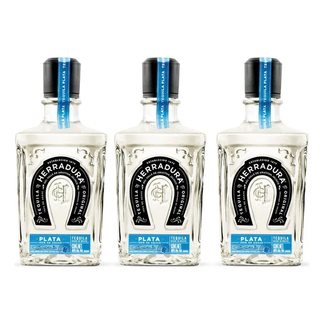 3x2 Tequila Herradura Plata 950 Ml