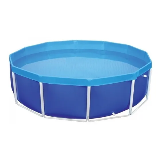Pileta Estructural Redonda Mor 4500 Litros De 2.78m Azul