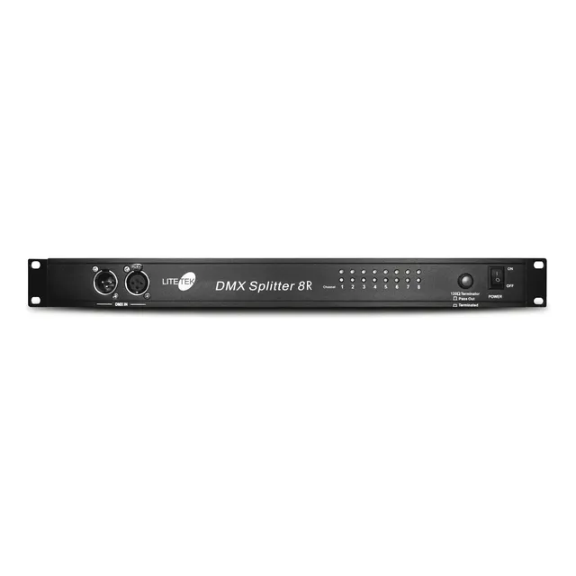 Splitter Lite Tek Xlr Negro 1m Modelo Splitter 8