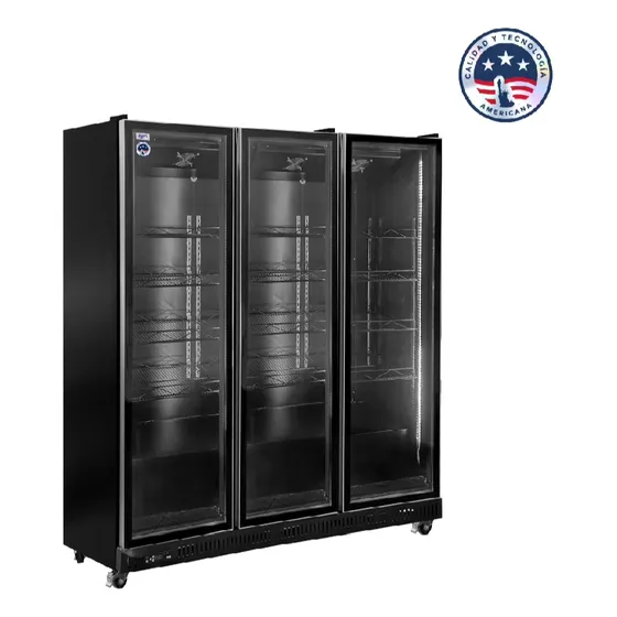 Nevera Exhibidora Vertical 3 Puertas Freeze