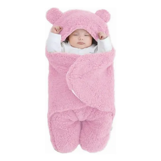 Saco De Dormir Bebê Cobertor Enroladinho Saída Maternidade