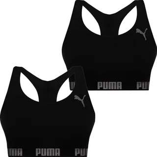 Kit 2 Top Puma Nadador Sem Costura Feminino Academia Kit 2 Top Puma Nadador Sem Costura Feminino Academia