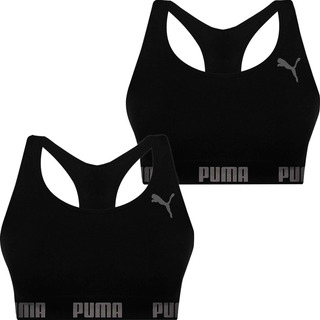 Kit 2 Top Puma Sem Costura Fitness Nadador Academia Original Kit 2 Top Puma Sem Costura Fitness Nadador Academia Original