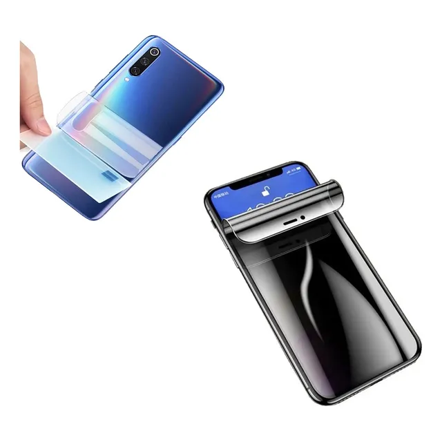 Lamina Hidrogel Pantalla Anti Espia + Trasera Para iPhone