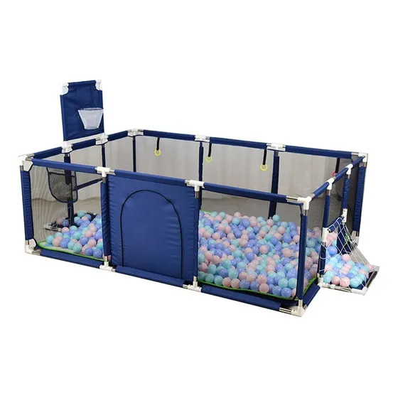 Parque Tipo Corral De Malla Infantil  Para Bebés