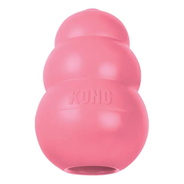Kong Pink Juguete Masticable Ansiedad Para Cachorros Large