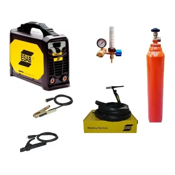 Soldadora Inverter Lhn 202i Esab 180 + Tubo 1/2 Reg Y Torcha