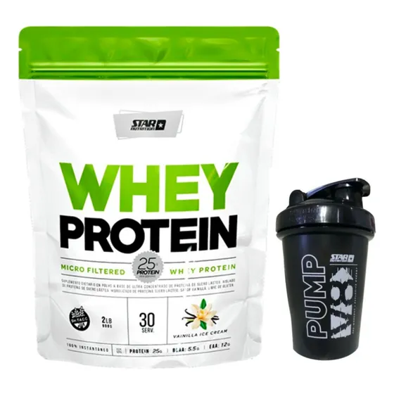 Star Nutrition Whey Protein Doypack 2lb + Vaso Mezclador