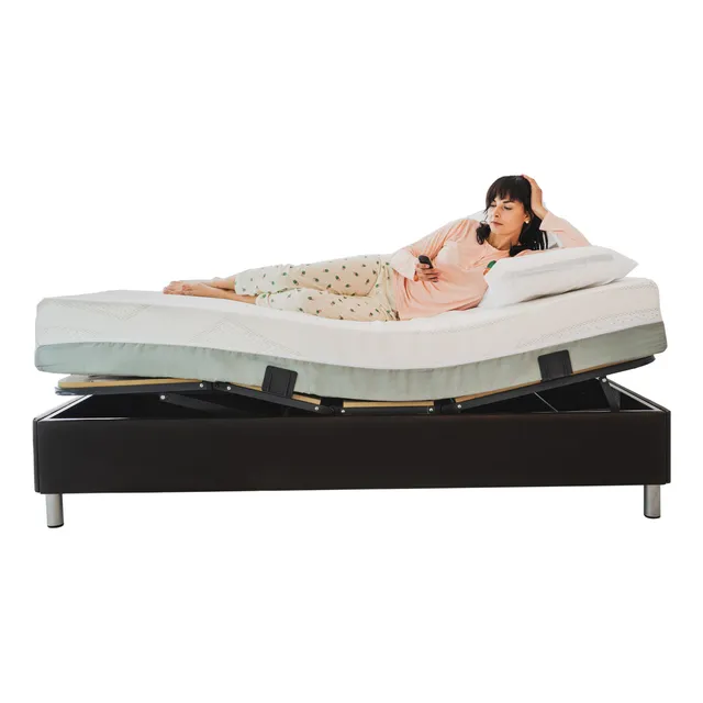 Cama Articulada Eléctrica Hogareña Tipo Ortopédica 140x200 