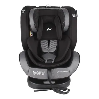 Cadeira De Carro Infantil Safe Tour 360° De 0 A 36kgs Isofix Preto/cinza Premium Baby Cadeira De Carro Infantil Safe Tour 360° De 0 A 36kgs Isofix Preto/cinza Premium Baby