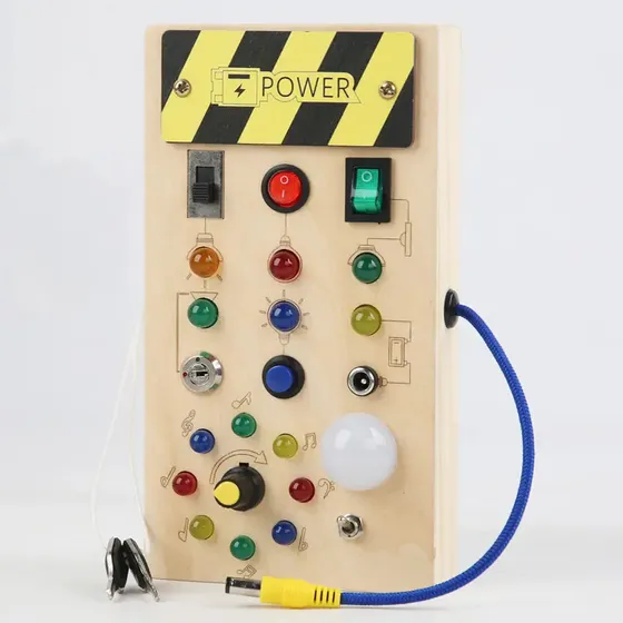 Tablero Sensorial Montessori Juguete Bebe Estimulación