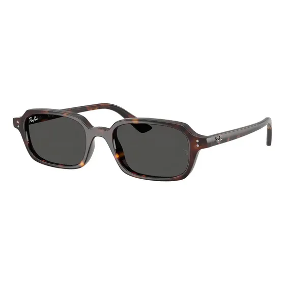 Gafas de sol Ray Ban, color Zuri, marco Havana, Havana, Haste, lente gris oscuro, diseño de color liso | Cuotas sin interés