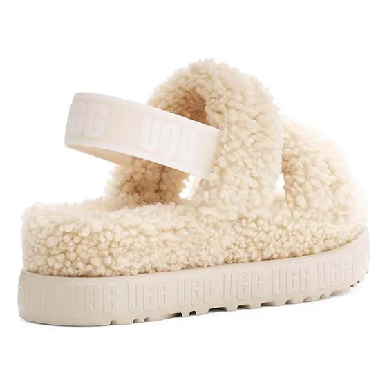 Sandalias Ugg Oh Fluffita W Marron Mujer