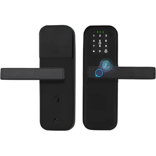 Cerradura Inteligente Smartlock Mini Huella Digital Color Negro
