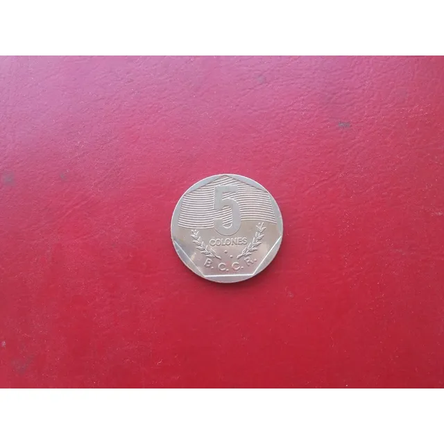 Moneda Costa Rica 5 Colones 1993