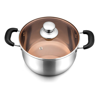 Olla Acero Inoxidable Trilaminar Con Tapa 24cm 3 Litros Olla Acero Inoxidable Trilaminar Con Tapa 24cm 3 Litros