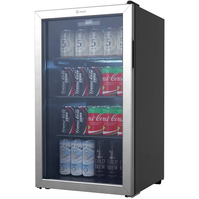 Mini Refrigerador Y Enfriador De Bebidas De 110 A 130 Latas