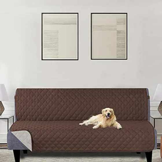 Funda Reversible Para Sofá Cama, Protector De Muebles Resist