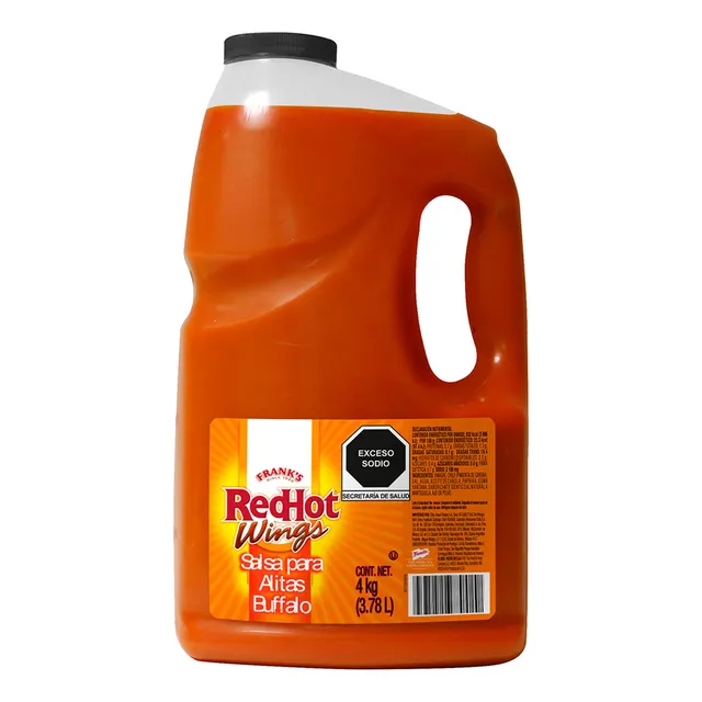 Salsa Para Alitas Red Hot Wings Buffalo 4 Kg (3.78 L)
