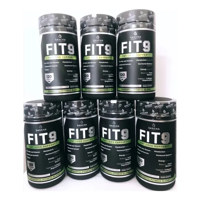 Fit 9 Sascha Fitness Fit9 Capsula Quemador Sabor Natural