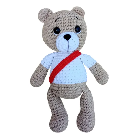 Oso Amigurumi Con Remera De River