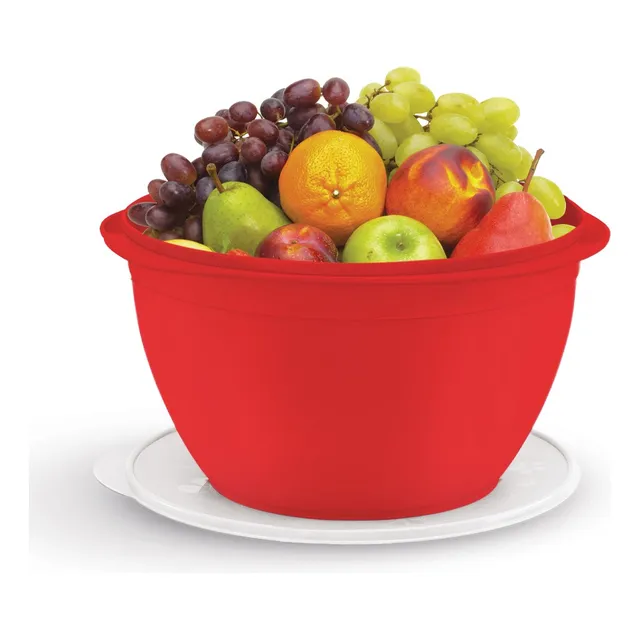 Recipiente Tazon Bowl Maxi Para Ensaladas Tupperware 10l