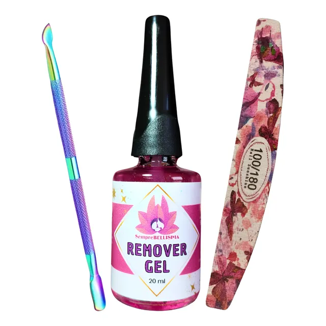 Remover Gel Magico Uñas Semipermanente X3