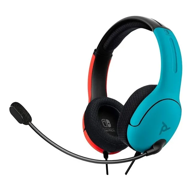 Audifonos Alambricos Gamer Nintendo Switch Lvl 40 Azul 