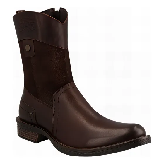 Bota Casual Pv678083 Fresco Trabajo Levis Oficinista Letras