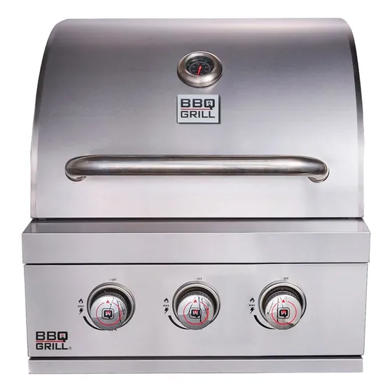 Parrilas A Gas Empotrada 3q Nebraska Bbq301e Bbq Grill