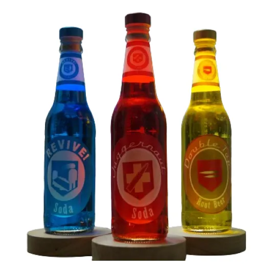 Lámpara Luces Call Of Duty Zombies Botella Led Gamer