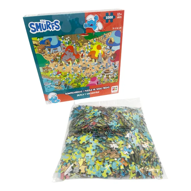 Puzzle 1000 Piezas - Los Pitufos