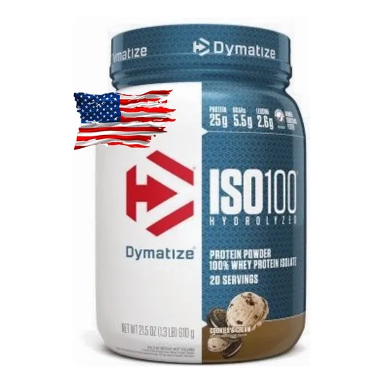 Iso 100 Whey (610g) Cookies & Cream - Dymatize Nutrition